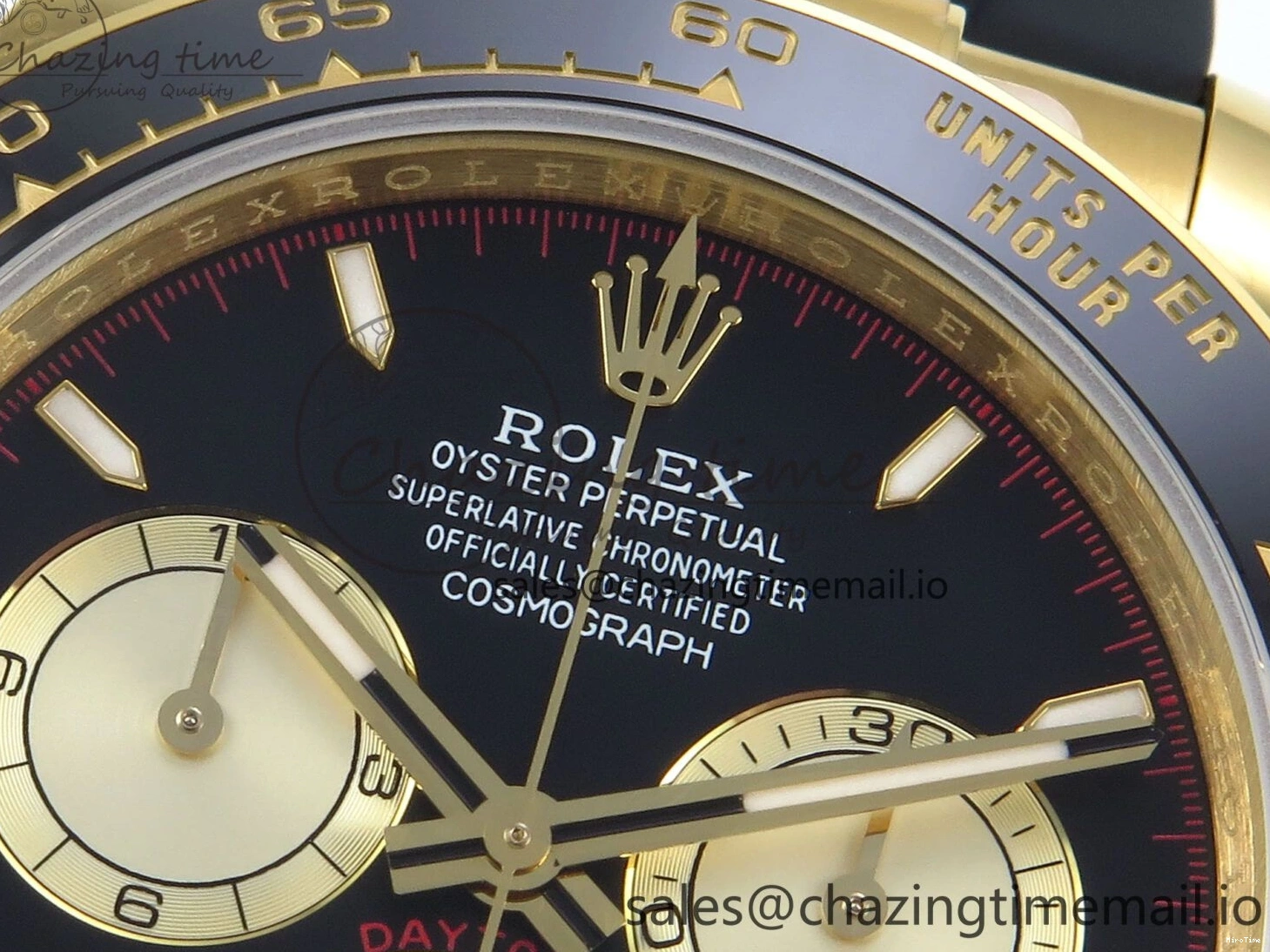 MiroTime 0208 Daytona 126518 QF 1:1 Best Edition Black YG Dial on Oysterflex Strap SH4131 V Functional 283